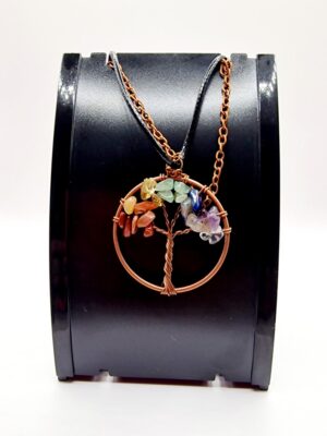 Collier Bronze Arbre de Vie 7 Chakras