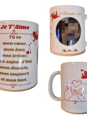 MUG personnalisé JE T’AIME